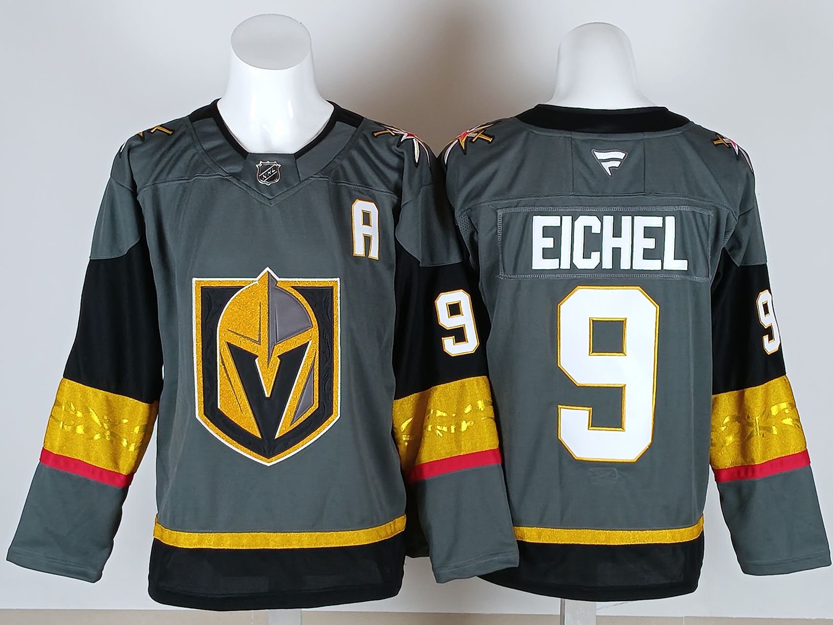 Men 2026 Vegas Golden Knights #9 Elchel Grey NHL Jersey style 01